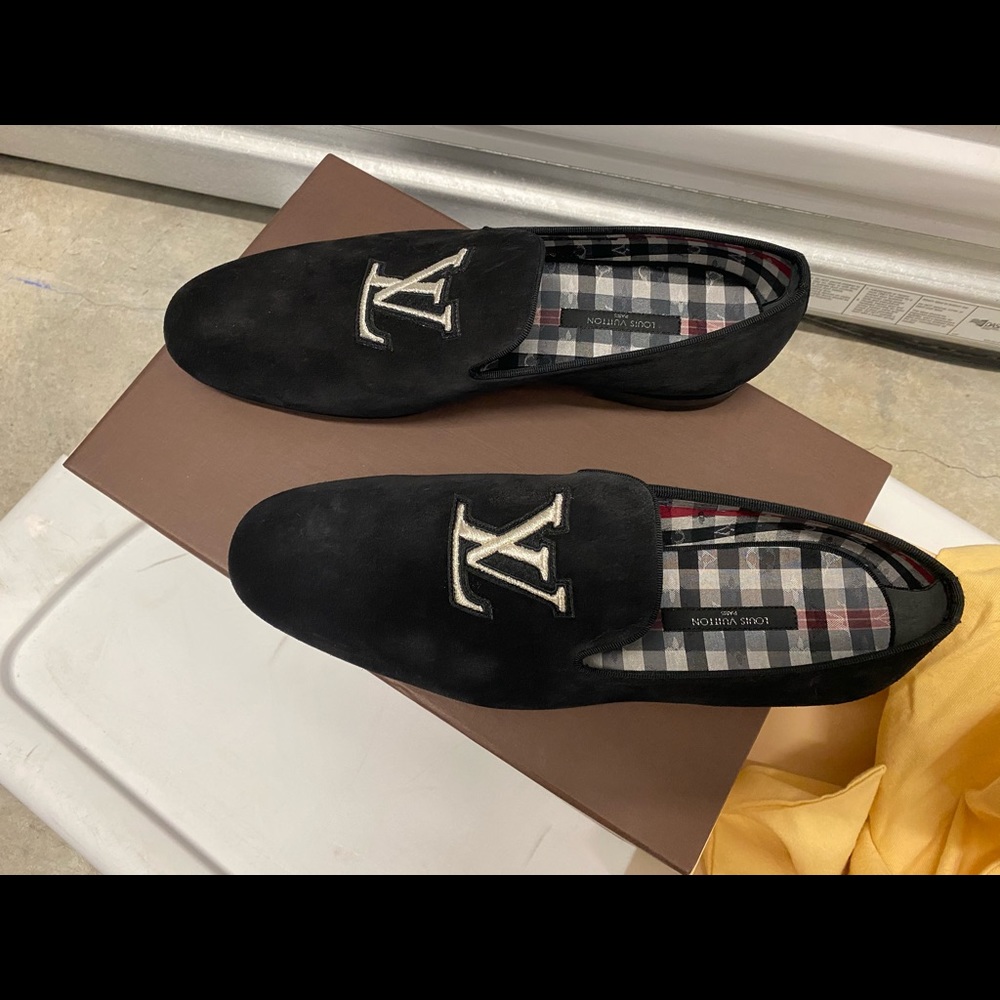 Christian Louboutin men’s flat suede